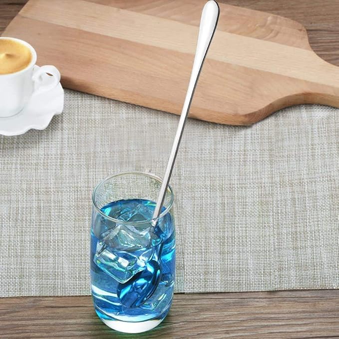 Long Handle Iced Tea Spoons, Ice Cream, Cold Drinks - Image 6