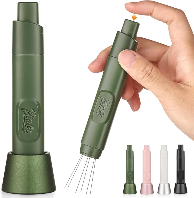 Retractable WDT Tool Espresso Distribution Tool by Bincoo