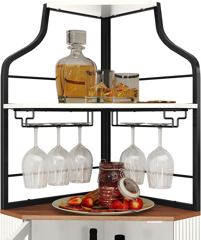 ARTPOWER Corner Bar Cabinet - Image 6