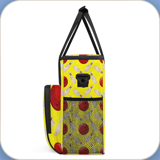 Bowling Ball Coffee Maker Travel Bag, Bowling Ball Large Carrying Storage Case - Image 4