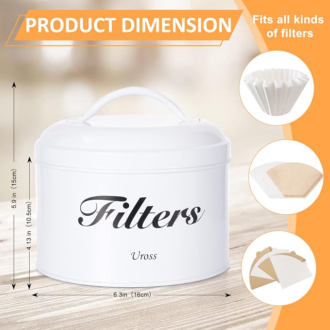 Uross Coffee Filter Holder Storage - Image 2