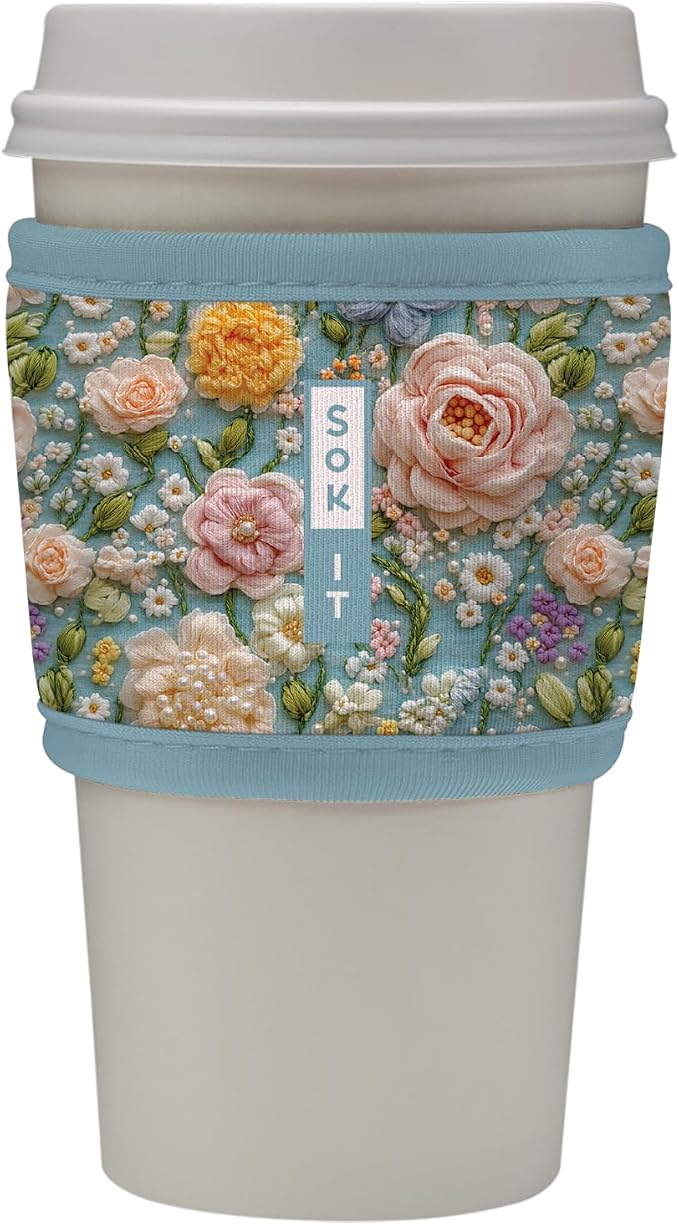 Sok It HotSok Coffee & Tea Reusable Insulated Neoprene Cup Sleeve by SokIt