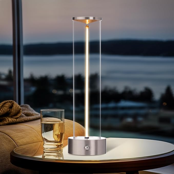 Cordless Portable LED Table Lamp， Rechargeable Battery Operated Desk Lamp by Unknown