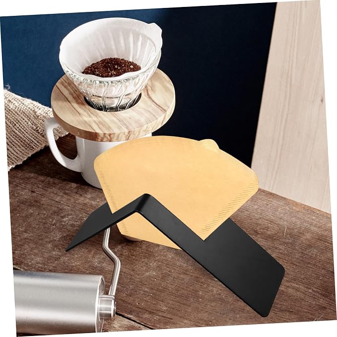 Farmhouse Style Coffee Filter Holder Hand Drip Brew Bag Rack Filter Paper - Image 8