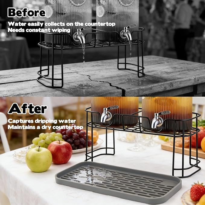 Drip Pan for Drink Dispenser, Beverage Dispenser Mat for Coffee Bar Restaurant - Image 6