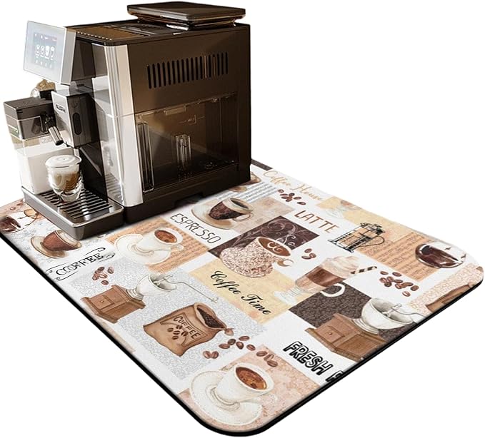 Coffee Mat Bar, Coffee Matt for Counter Mat Bar Mats for Countertop Accessories by Unknown