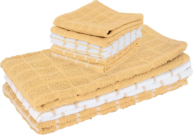 Ritz Premium 3-Pack Kitchen Towel & 6-Pack Dish Cloth Set by RITZ