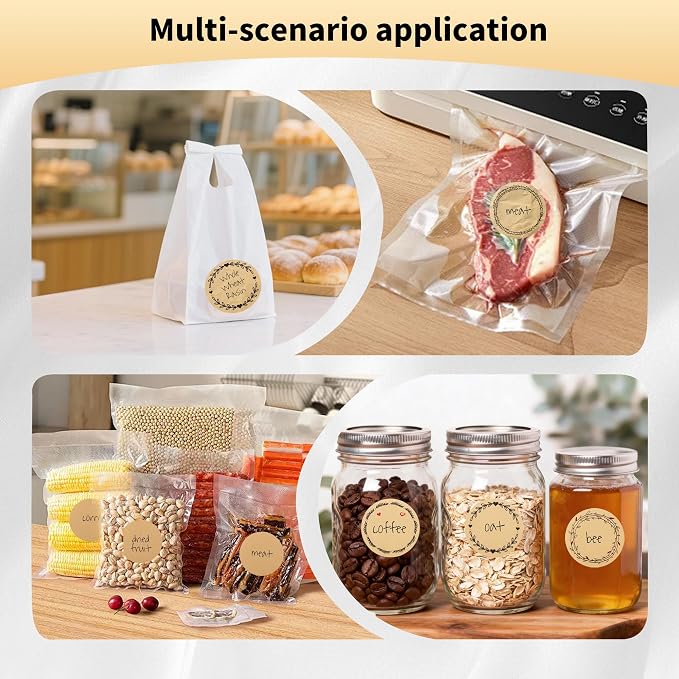 600-Pack 2" Round Kraft Stickers - Image 6