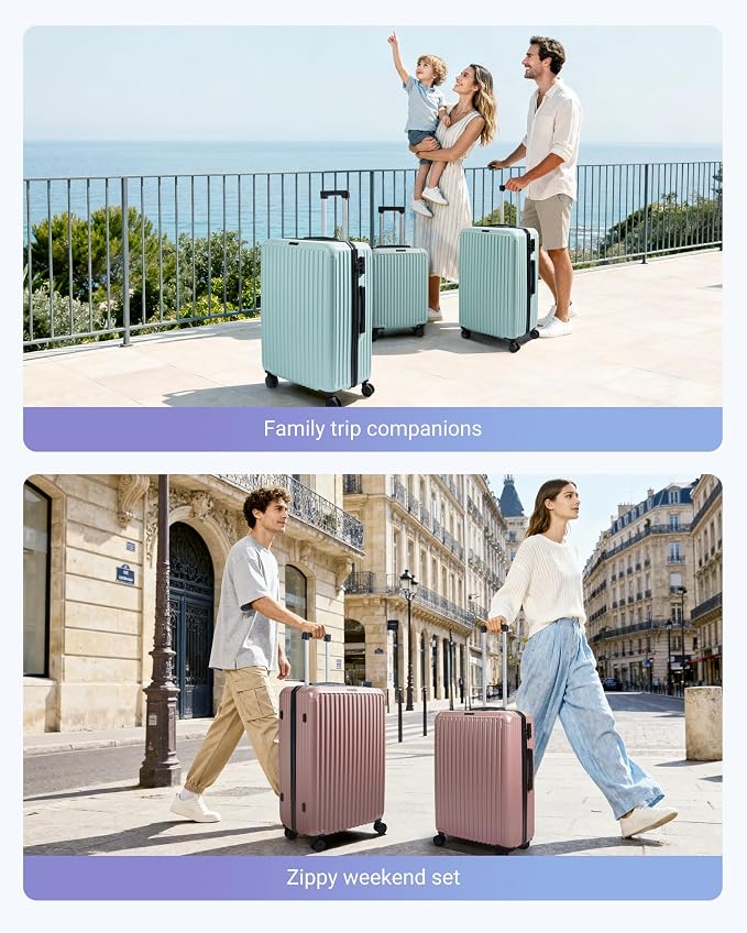 LIGHT FLIGHT 3 Piece Luggage Sets - Image 8