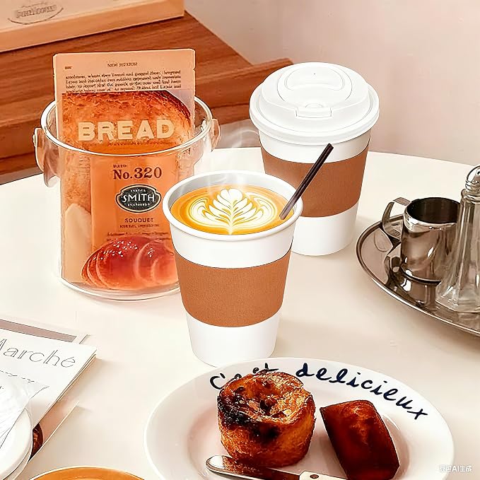 12OZ Disposable Coffee Cups - Image 7