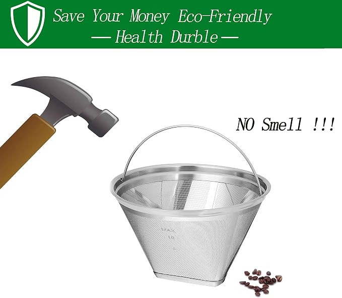 YEOSEN Coffee Filter 4 Cone Coffee Filter Reusable fit - Image 4