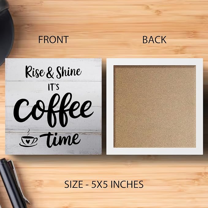 Coffee Bar Station Accessories Decor - Image 6