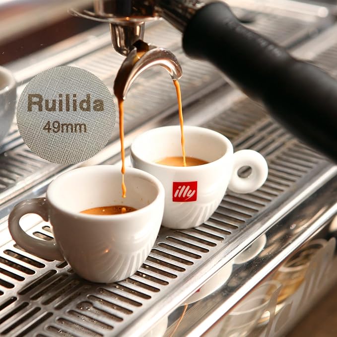Espresso Puck Screen 49mm, Reusable 1.7mm Thickness 150μm 316 Stainless Steel - Image 6
