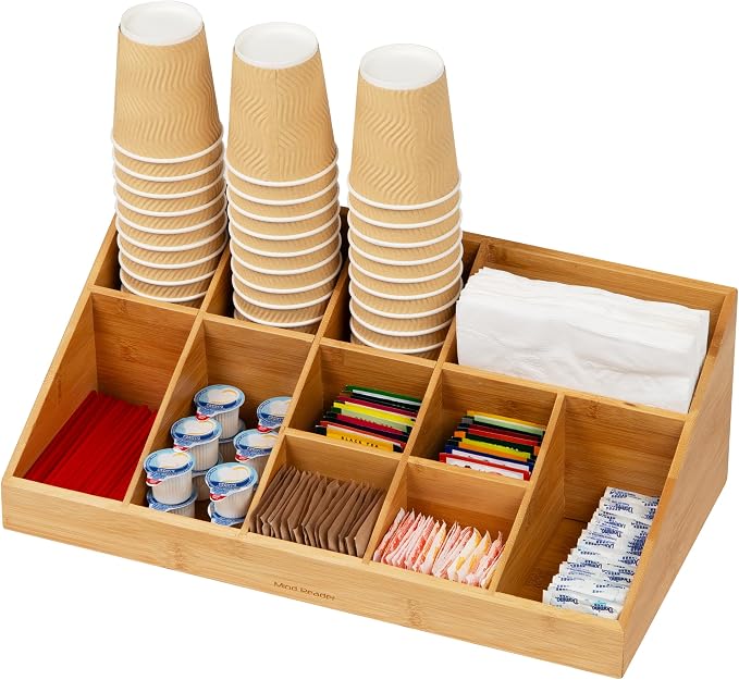 Mind Reader Cup and Condiment Station, Countertop Org, Coffee Bar, Rayon from - Image 5