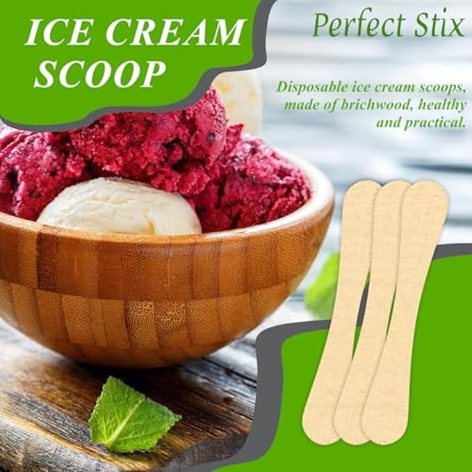 Perfect Stix - PS300BA-1000 Wooden Taster Spoons 3.5" Length Plain - Image 6