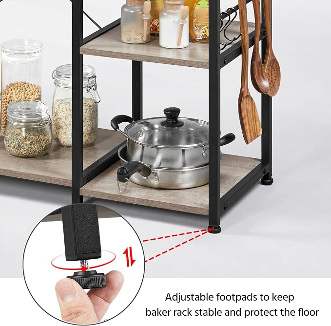 Yaheetech Kitchen Bakers Rack - Image 6