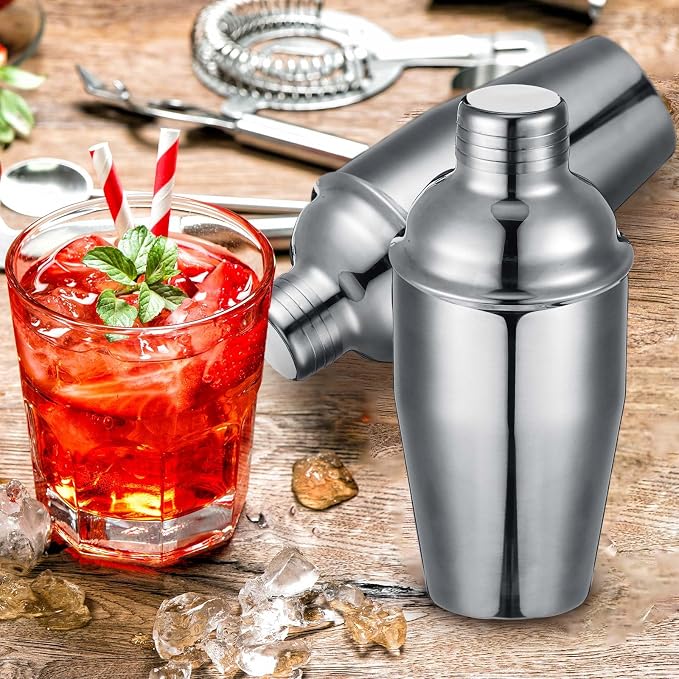 Nitial 9 Pcs Bar Cocktail Shaker Professional Stainless Steel Martini Drink - Image 4