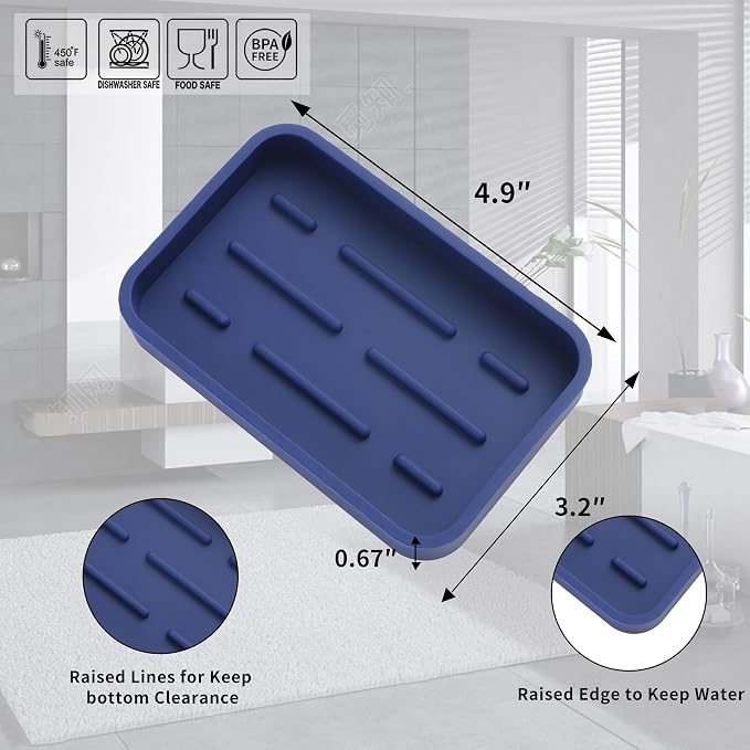 MicoYang Silicone Kitchen Sink Organizer Tray - Image 2