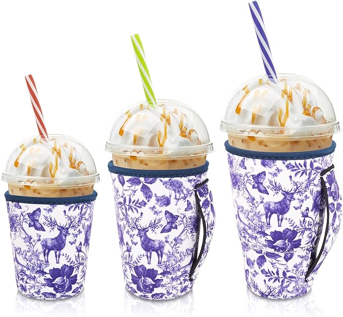 Iced Coffee Sleeve Insulator Sleeves by AJLTPA
