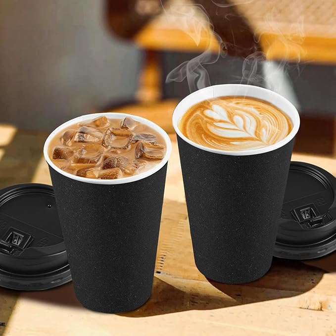 Clawsoff 100 Pack 16 oz Coffee Cups - Image 6
