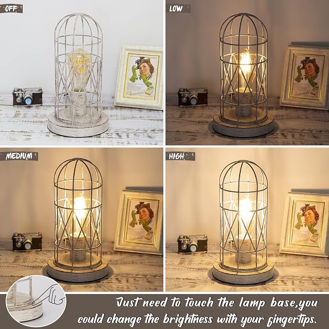 Small Table Lamp, Touch Control Table Lamp - Image 2