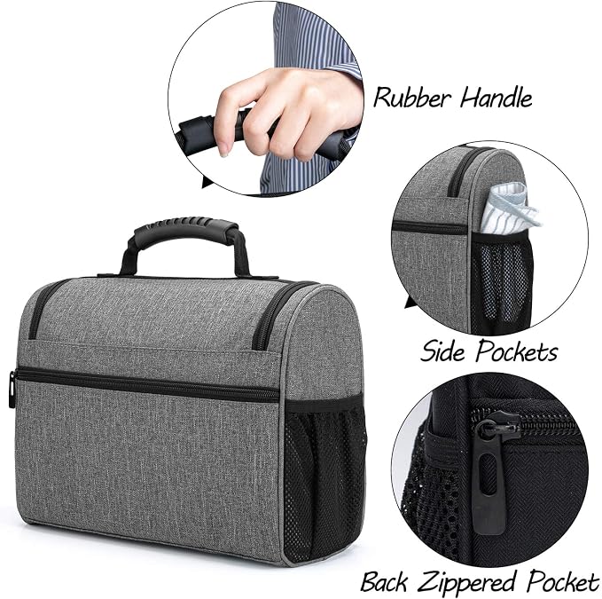 CURMIO Bartender Kit Bag, Portable Travel Carrying Bag - Image 4