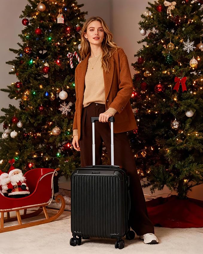 LIGHT FLIGHT Carry On Luggage 22x14x9 Airline Approved, Hard Shell - Image 8