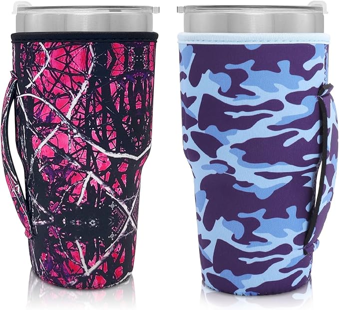Neoprene Insulated Sleeves Cup Holder - 32oz Tumbler Cups by AJLTPA