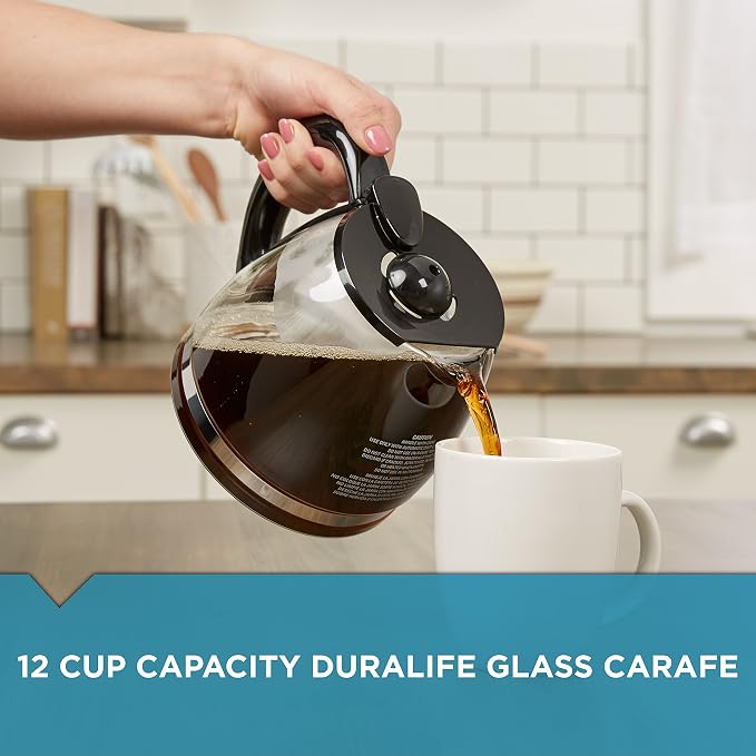Black+Decker GC3100B TC1200B 12-Cup Replacement Carafe - Image 6