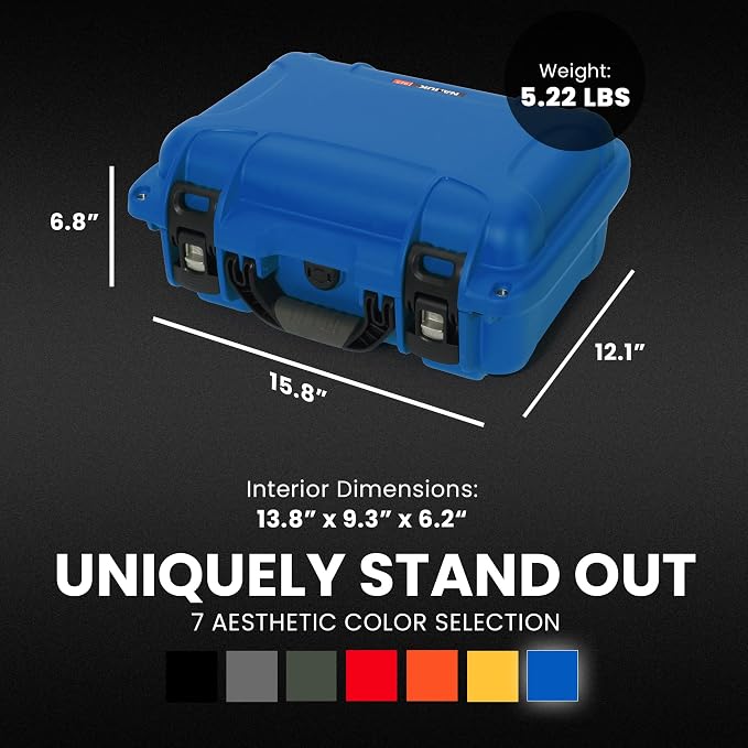 NANUK 915 Hard Case with Cubed Foam – Compact Waterproof Travel Camera Hard - Image 5