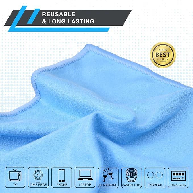 Eco-Fused Microfiber Cleaning Cloths - Image 5