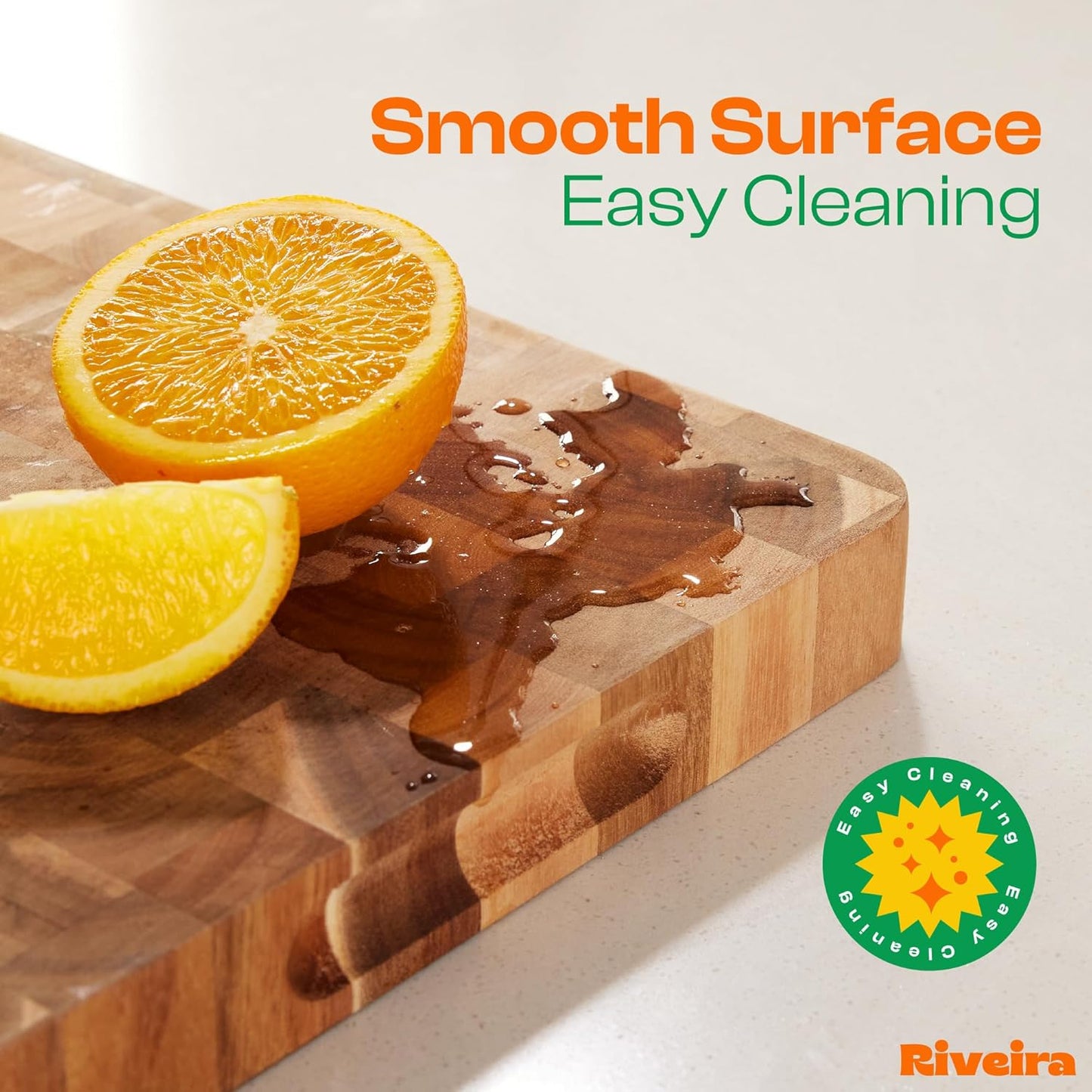 Riveira Acacia Wood Cutting Board – Gourmet Acacia Grandeur: 36 x 24 Wooden Cutting Board – Natural Wooden Cutting Boards For Kitchen Decorative – Innovative Juice Grooves Acacia Wooden Chopping Board