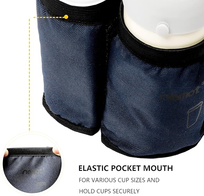 riemot Luggage Travel Cup Holder Free Hand Drink Carrier - Image 4