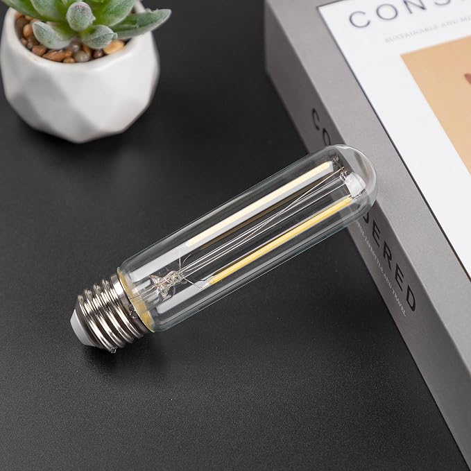 T10 LED Light Bulbs, E26 Tubular Light Bulbs 40Watt 4000K Neutral White - Image 9
