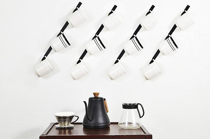 Coffee Mug Rack Wall Mounted, Space-Saving, Rust-Resistant - Image 6