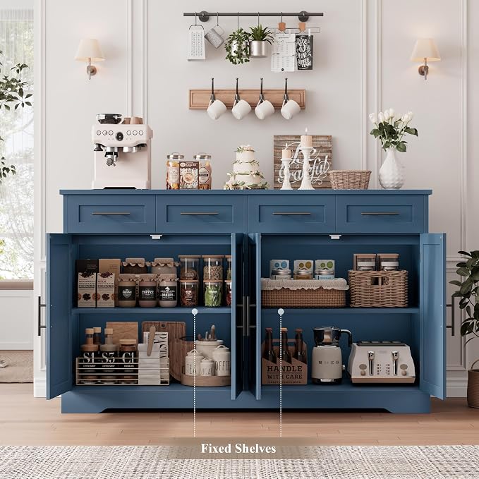 HOSTACK 60" Large Buffet Sideboard - Image 4