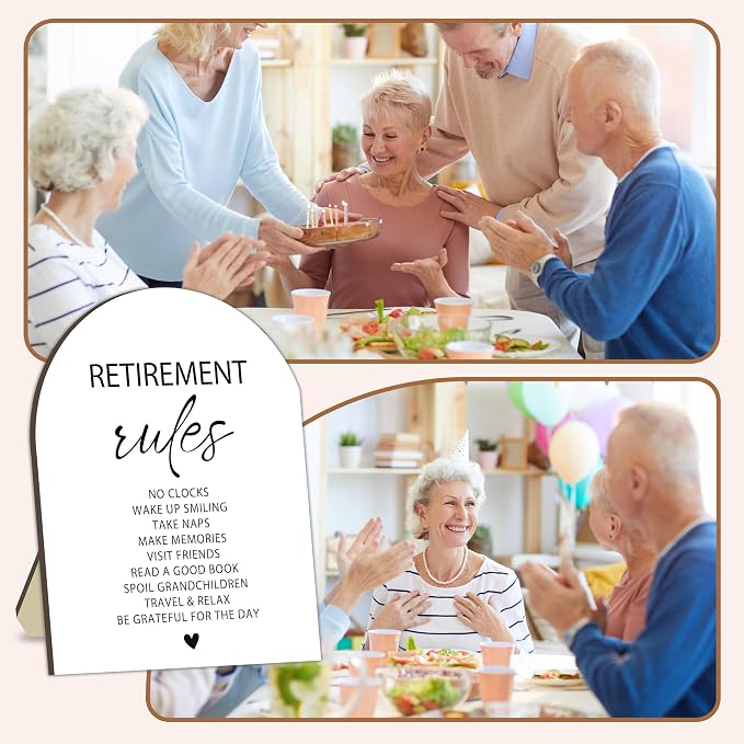 Retirement Rules Sign, Retiree Rules Station Sign, Recipe - Image 7