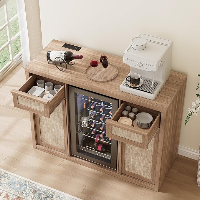 Yechen 50" Coffee Bar Cabinet - Image 6