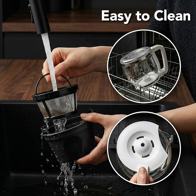 OVENTE 12-Cup Drip Coffee Maker - Image 4