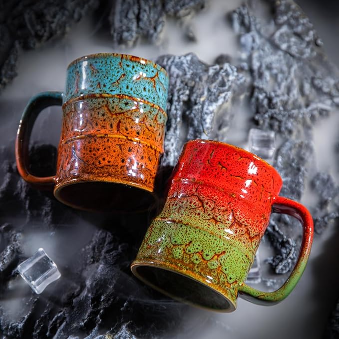 Coffee Mugs Set of 4, 12 Oz Coffee Cups Ceramic - Image 6