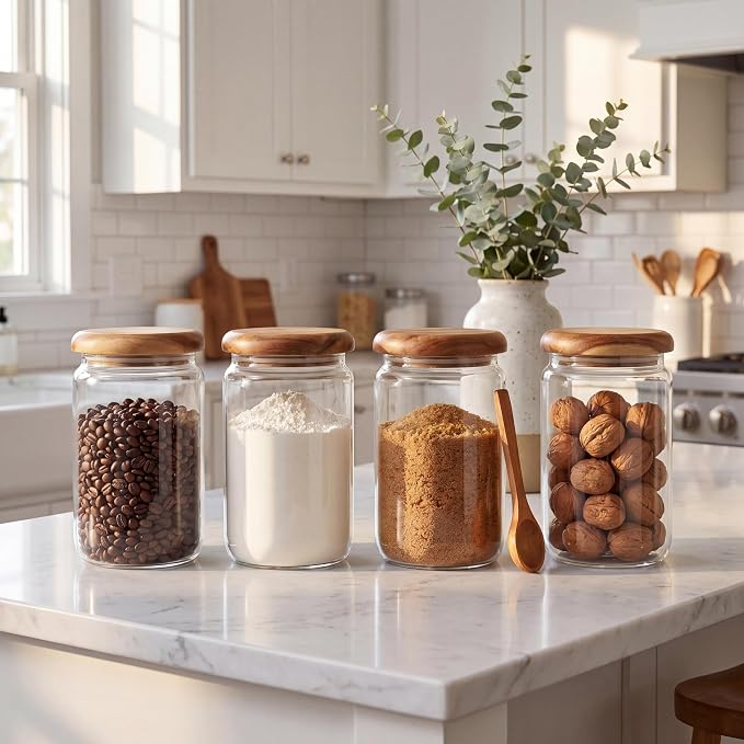 4-Pack 23 fl oz Wide Mouth Mason Jars - Image 6