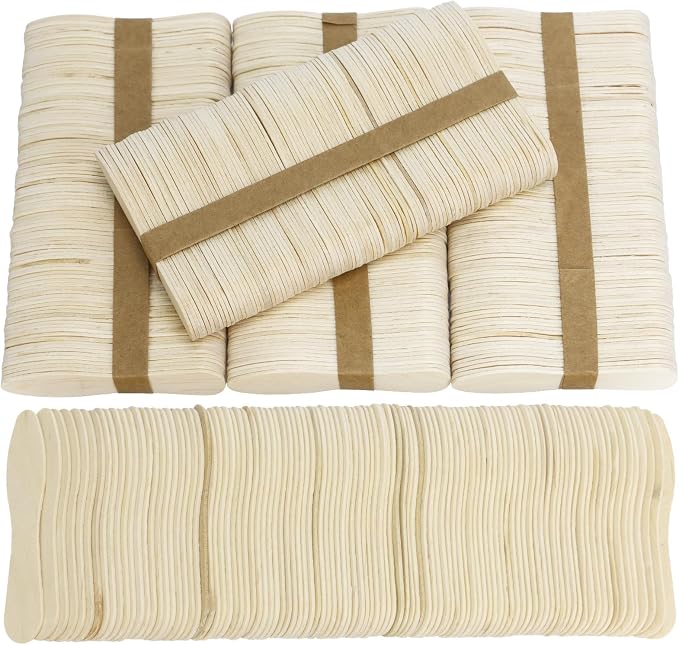 1500 Pcs Small Wooden Spoons, Mini Disposable Ice Cream Tasting Spoons by Unknown