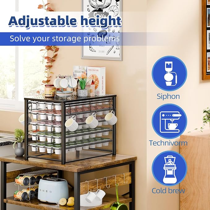 Simple Trending 5 Tier Coffee Pod Holder - Image 5