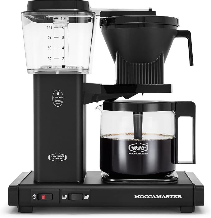 Moccamaster 53948 KBGV Select 10-Cup Coffee Maker, Matte Black, 40 ounce by Unknown