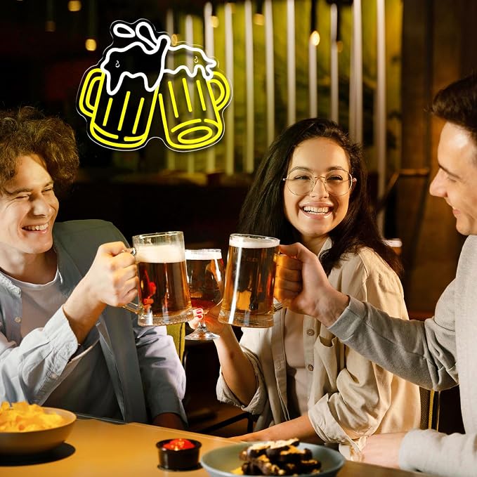 Beer Neon Sign for Wall Decor Dimmable Bar Neon Sign Led Beer Neon Lights Signs - Image 6