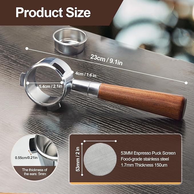 54 mm Bottomless Portafilter - Image 4