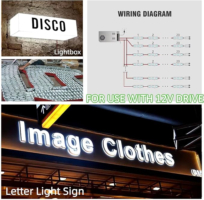 400 Pcs Cool White 12000-14000K 1.5W LED Module Light Strip, Storefront Lights - Image 4