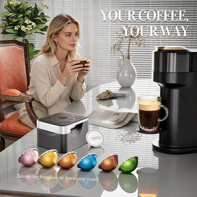 Reusable Vertuo Pods Kit for Nespresso Machine: Refill Old Coffee Pods for - Image 6