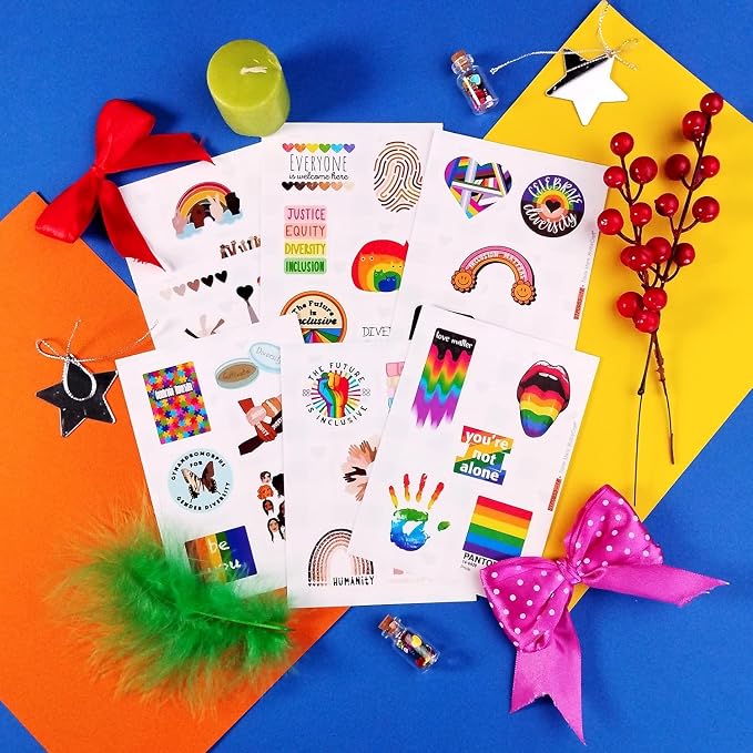 100Pcs Diversity & Inclusion Stickers - Image 8