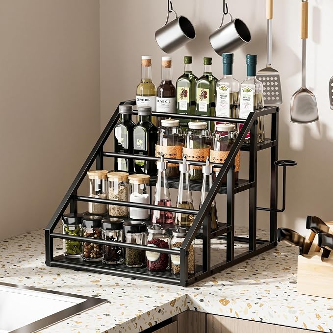 Coffee Syrup Rack Organizer, Spice Racks, Syrup Bottle Holder Stand - Image 8